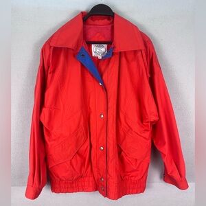 Vintage Be In The Current Seen Women's Medium Jacket 80’s Vibrant Colors